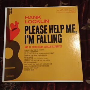 Hank Locklin - Please Help Me, I'm Falling Vinyl Record